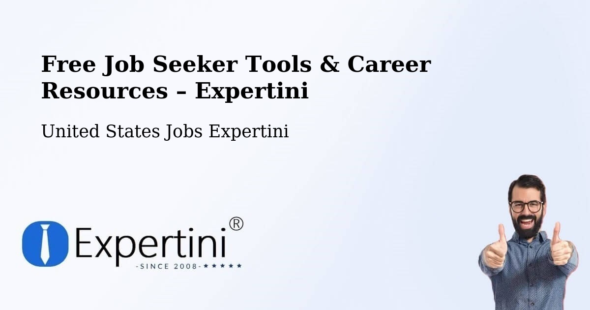 Free Job Seeker Tools & Career Resources – Clay - Clay, United States Jobs Expertini